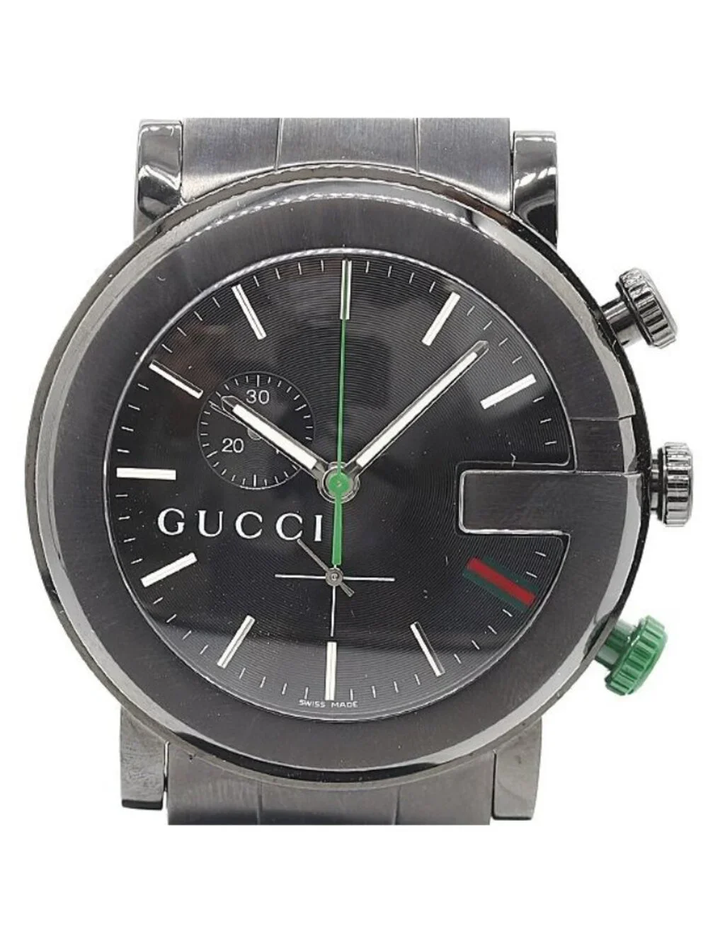 Gucci Round Quartz Black Dial Watch
